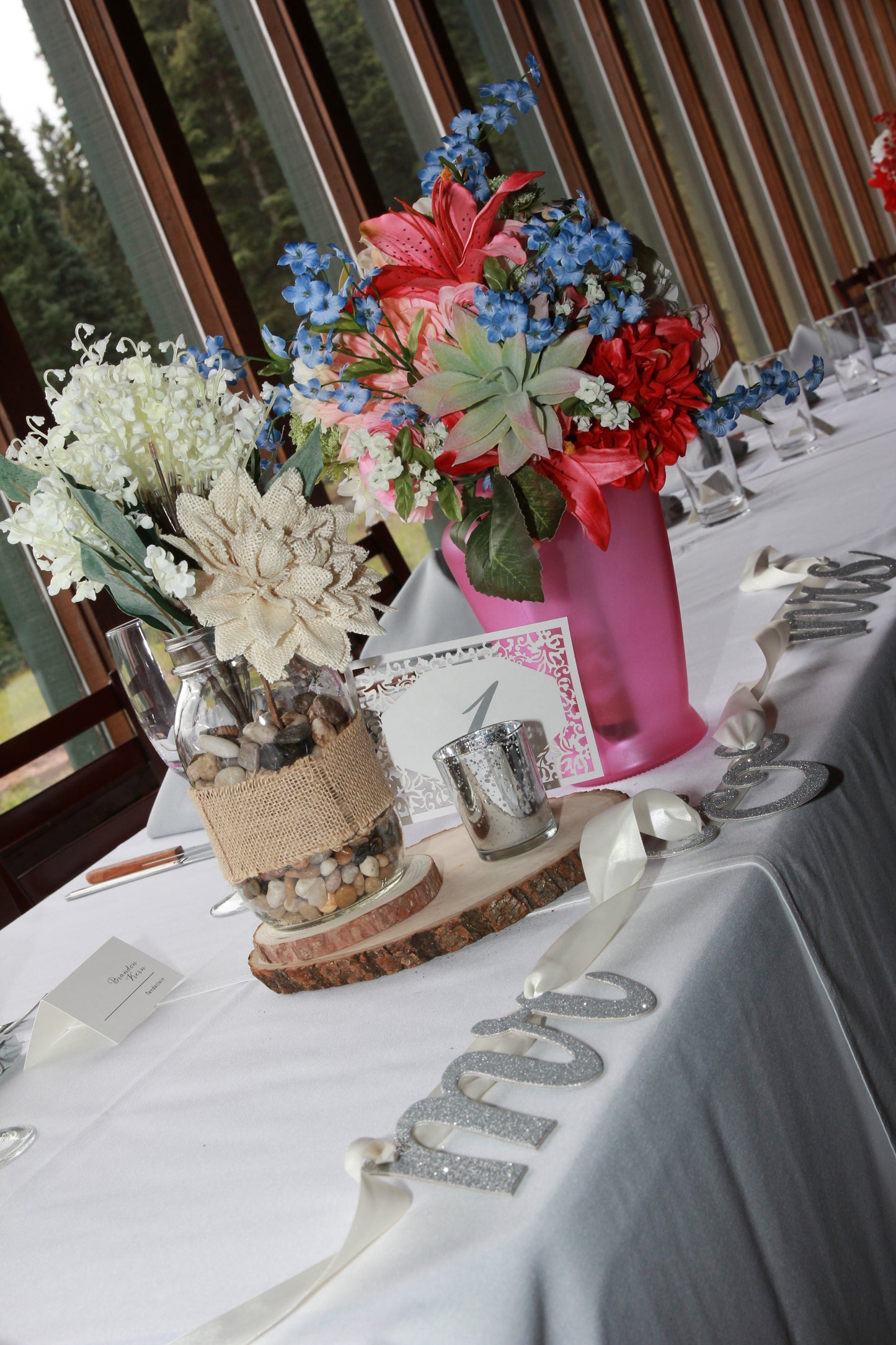 Faux Flower Wedding Bouquet