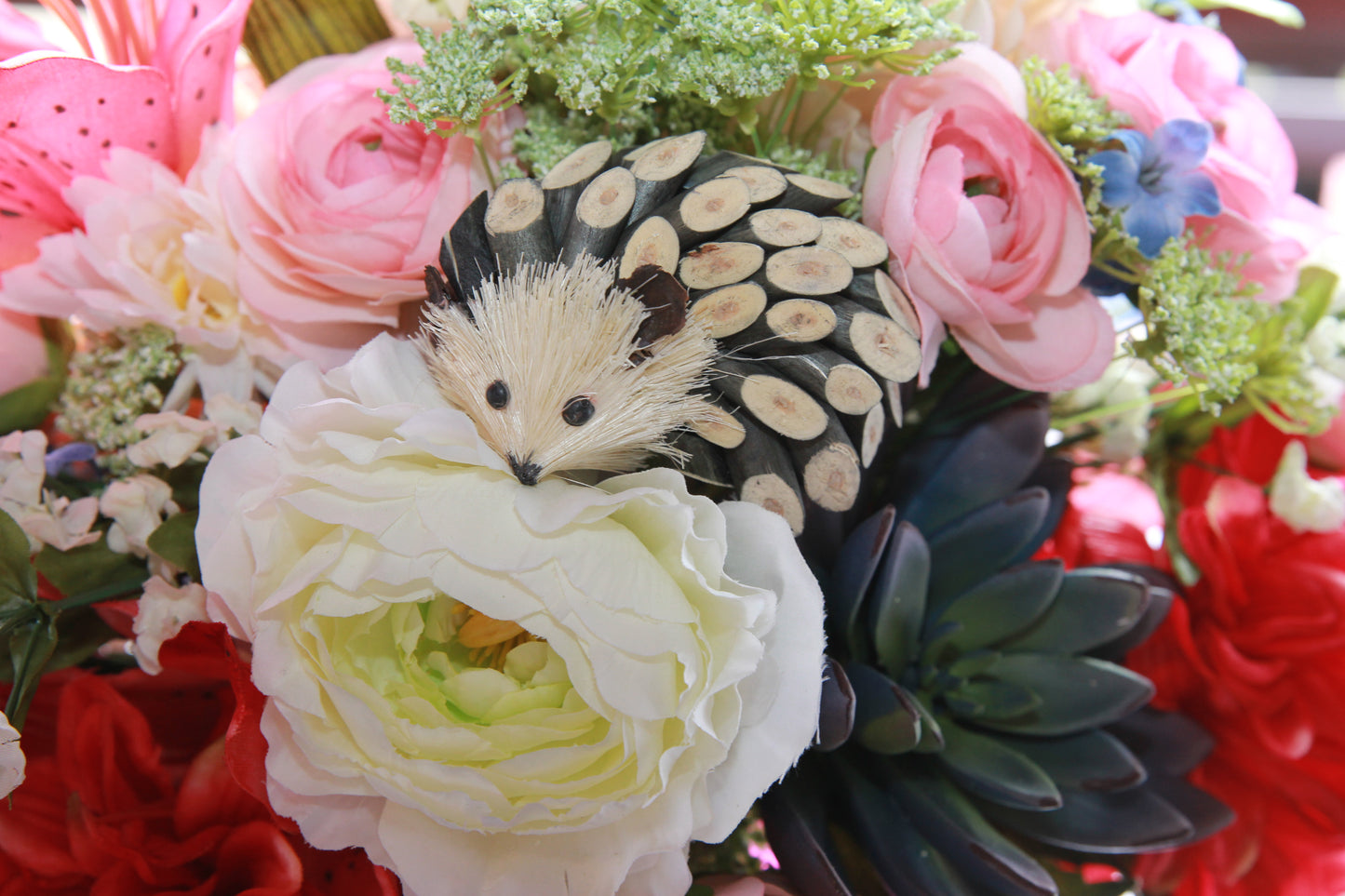 Faux Flower Wedding Bouquet