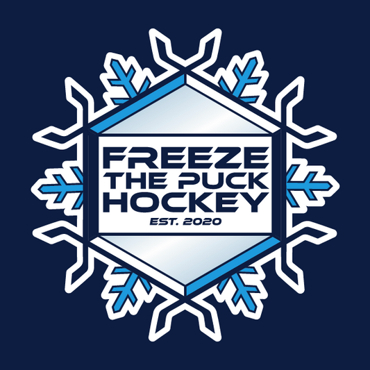 Freeze the Puck Hockey Sticker
