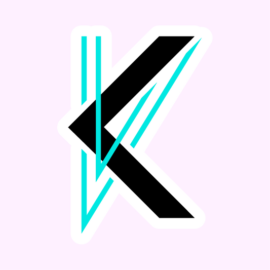 Kern Kreative K Logo Sticker