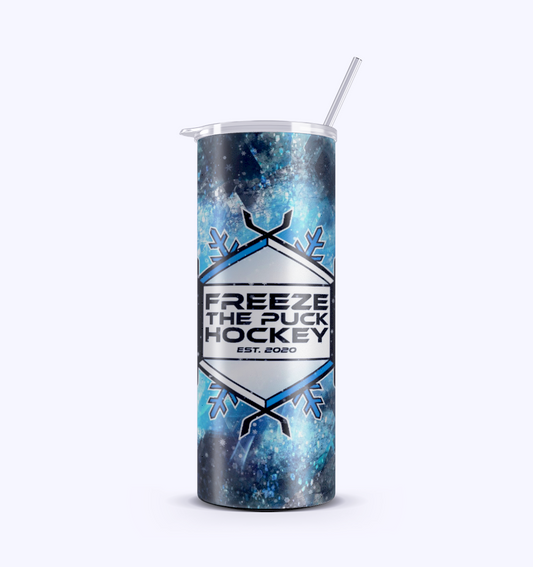 Freeze the Puck Hockey 20oz Tumbler