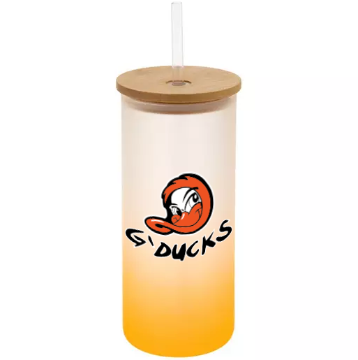 G'Ducks Frosted Glass Tumbler