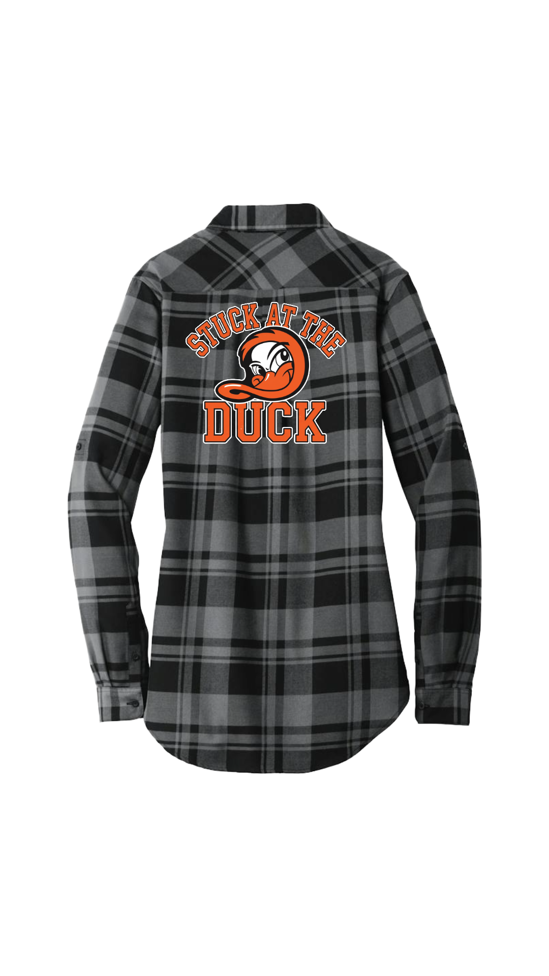 Stuck at the Duck Plaid Flannel Shirt